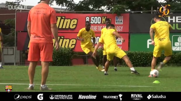Barcelona SC prepare for game vs Boca Juniors